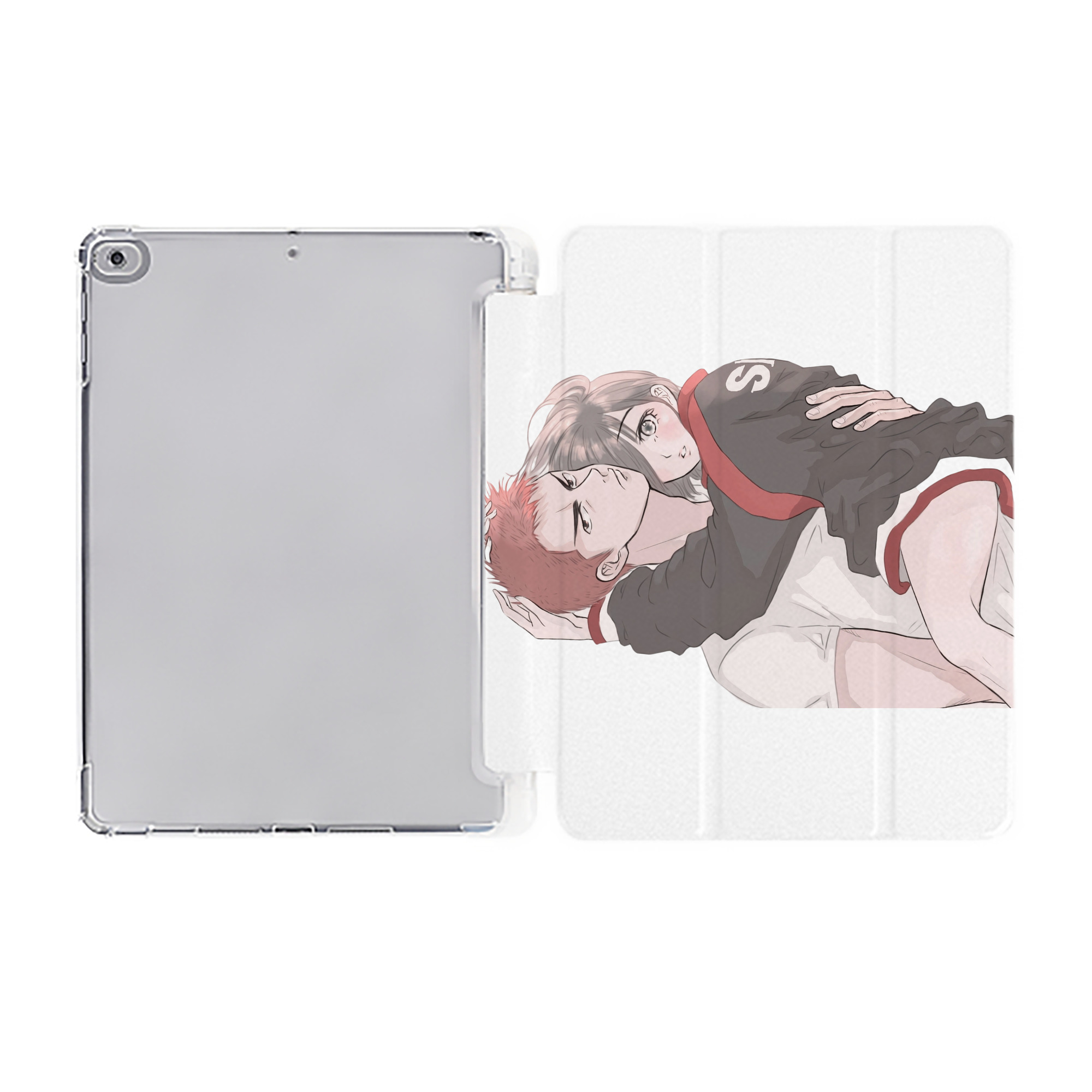（画像用） SLAM DUNK／スラムダンク IPad ケース ペン収納付き 三つ折りスタンド PUレザー×シリコン 対応機種9.5/10.5/10.9インチ
